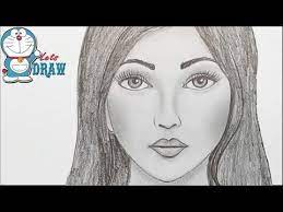 How To Draw Face For Beginners Easy Way To Draw A Realistic Face Youtube Face Drawing Realistic Face Drawing Girl Face Drawing