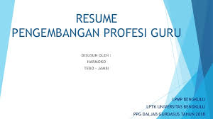 Kalahkan persaingan dengan cv resume menawan yang dirancang oleh tim desainer profesional canva. Resume Pengembangan Profesi Guru