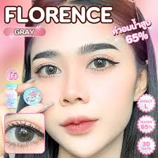 🔥 คอนแทคเลนส์ ✨ขนาดบิ๊กอาย✨Brown/Gray✨ Florence (Shinee)