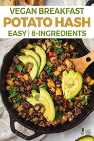 Vegan Breakfast Potato Hash 8 Ingredients Sweet Simple Vegan Recipe In 2020 Vegan Breakfast Plant Based Recipes Breakfast Potato Hash