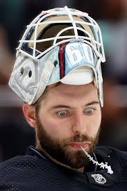 One of the first pics that shows up when you google Seattle goalie Chris  Driedger : r/hockeymemes