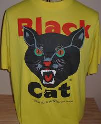 Browse through different shirt styles and colors. Vintage Black Cat Fireworks T Shirt 50 50 Size Xl By Vintagerhino247 On Etsy Black Cat Fireworks Black Cat Vintage Black