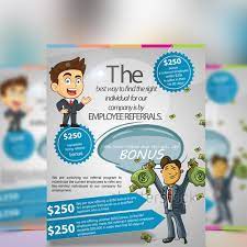 The policy explains what is the purpose of having this kind of form just like any other policy. Employee Referral Program Flyer Wettbewerb In Der Kategorie Postkarte Flyer Print 99designs