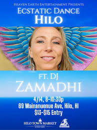 Ecstatic dance in Hilo this Thursday at Nani Mau Gardens