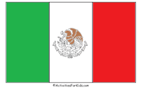 Check spelling or type a new query. Mexican Flag Coloring Page Cinco De Mayo Craft
