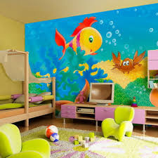 Gray walls painted dutch boy route 66 and paired with white plantation shuttered windows and an elegant crystal mini chandelier. Kids Room Paintings Children Room Paintings Latest Price Manufacturers Suppliers