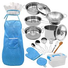 When someone purchases vintage kitchen cabinets, he would want to have full set of shelves and drawers, at least the basic one. Buy Online 18pcs Boys Girls Fun Hand Eye Coordination Stainless Steel Kids Kitchen Playset Pot Pretend Play Toy Chef Hat Cooking Utensils Alitools
