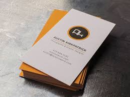 Our professional designers will help you find the right layout, then make sure you get all the critical information clearly displayed. Austin Kirkpatrick Business Cards Business Card Design Minimal Printing Business Cards Graphic Design Business Card