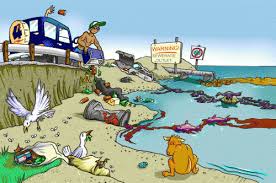 Sewage Cartoon Water Pollution Pollution Air Pollution
