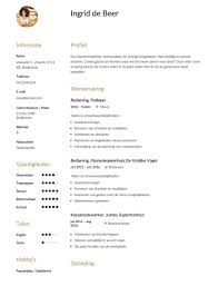 Horeca Cv Voorbeelden In Pdf Word Zo Maak Je Een Horeca Cv