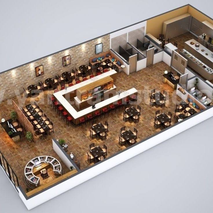 Restaurant interior design product image