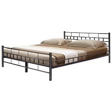 Explore our range of beds & bed bases in a variety of sizes and styles. Costway Queen Size Wood Slats Bed Frame Platform Headboard Footboard Furniture Black Walmart Com Walmart Com