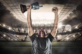 Resultado de imagem para holding big trophy