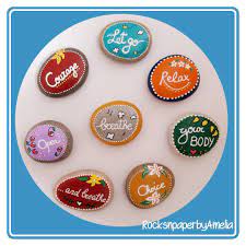 Birth Affirmation Stones Set Of 8 Doula Stones Handpainted Etsy Birth Affirmations Birthday Party Favors Party Favors