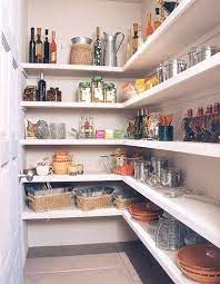 Today i replaced the wire shelving in my pantry with wrap around wood shelves and i couldn't be happier. 28 Ultimate Pantry Layout Designfrequently The Space At The Conclusion Of A Cabinetry Run Is Tough To F Kuchen Speisekammerdesign Diy Speisekammer Kuchendesign