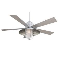 Keep in mind how exposed the fan will be to the elements when deciding on a damp or wet rating. 54 Rainman Ceiling Fan By Minka Aire Outdoor Wet Rated F582l Gl