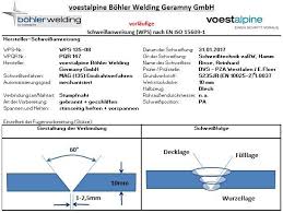 Verwaltung der verfahrensprüfungen (wpqr welding procedure qualification record). Normgerechte Erstellung Von Schweissanweisungen Wps Pdf Kostenfreier Download