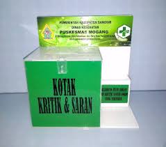 Program ini ada sebelum kotak saran dari bapak bupati. Akrilik Kotak Kritik Dan Saran Shopee Indonesia