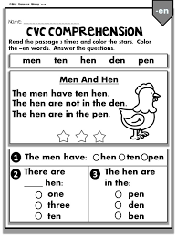 Now available in digital and paper option for each phonics reading passage for distance learning! 1st Grade Worksheets Phonics Reading Comprehension Www Robertdee Org