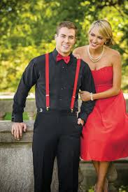 All though quite a common look, the lack of contrast means that the overall shape and cut of the jacket, shirt, waistcoat and even the tie are lost in the. Black Tuxedo Suit With Red Bow Tie Novocom Top
