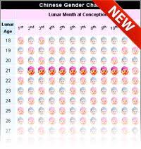 Chinese Gender Calendar Age Calculator Chinese Gender