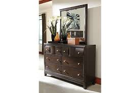 The Dark Brown Chanella Dresser Furniture Ashley Furniture Dresser With Mirror