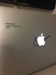 Inspo Off White X Nike Print Vinyl Decal I Did On My Mac Streetwear No duplicates!usa seller, fast shipping with tracking!! white x nike print vinyl decal i