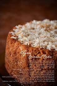 Eggless Coconut Cake Whole Wheat Coconut Cake Desserts Vegan Coconut Cake Eggless Cake Recipe