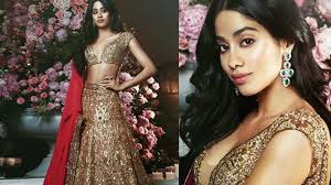 Boney kapoor s son arjun kapoor was not. Janhvi Kapoor Looks Stunning In Golden Lehenga Hindi Movie News Bollywood Times Of India