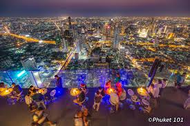 With an airy and spacious terrace, luxurious and innovative in decor, redsquare rooftop offers the finest vodkas from around the world. Mahanakhon Skywalk The Highest Rooftop In Bangkok By Phuket 101