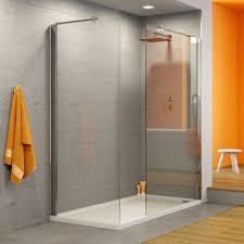 Diamond 800mm Wet Room Screen 8mm Glass Shower Cubicles Walk In Shower Enclosures Shower Enclosure