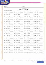Free algebra 1 worksheets created with infinite algebra 1. Year 8 Maths Math Worksheets Pdf