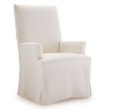 Julia Tall Arm Dining Chair Slipcover Slipcovers For Chairs Dining Room Chair Slipcovers Dining Chair Slipcovers