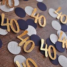 Decoration 40th Birthday Party Ideas For Men 40th Birthday Decoration Ships In 1 3 Business Days 40 Number Confetti 50ct In 2020 40th Birthday Decorations 40th Birthday Party Decorations Birthday Decorations For Men