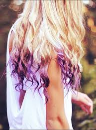 Purple Tips Dip Dye Hair Dye My Hair Hair Color Dip Dye