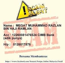 Kami cuba membantu ve dan kurangkan risiko anda. Senarai Penipu Online Malaysia Detail Scammer Posts Facebook