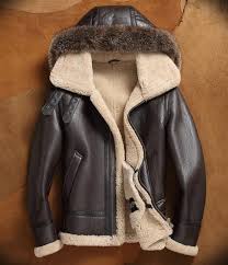 Men S Sheepskin Shearling Jacket Detachable Hooded B3 Flight Jacket Raccoon Fur Collar Aviator C Shearling Jacket Mens Shearling Jacket Genuine Leather Jackets