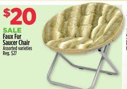 Faux Fur Saucer Chair From Dollar General 20 00 26 Off Saucer Chairs Chair Dollar General