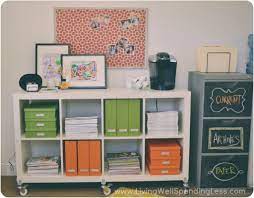 Diy Office Decorating On A Budget Living Well Spending Less Diy Home Office Furniture Diy Office Home Office Storage