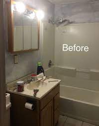 Nov 19, 2019 · our tree house bathroom will soon have my long beloved stacked tile pattern! Faux Bricks And Burgundy Walls Hometalk