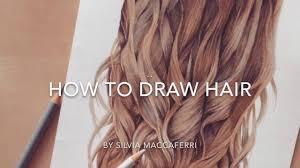 Tutorial How To Draw Blonde Hair Step By Step Youtube How To Draw Hair Hair Step By Step Hairstyles