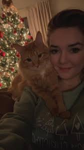 Sharing photos of adorable cats, particularly O'Malley