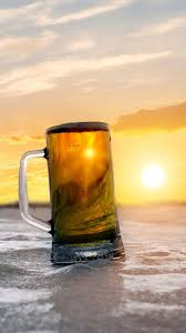 Enjoy and share your favorite beautiful hd wallpapers and background images. Beer Mug Beach Sunset 4k Ultra Hd Mobile Wallpaper