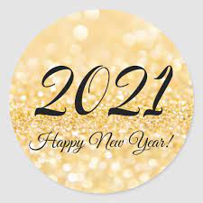 On new year's eve we usually send whatsapp messages to all the acquaintances and relatives we have in the messaging application and thus we will save having to. 2021 Happy New Year Gold Glitters Background Classic Round Sticker Zazzle Com In 2021 Happy New Year Background Happy New Year Pictures Gold Glitter Background