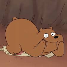 Grizzly bear cartoon we bare bears. Bare Bear Gifs Tenor