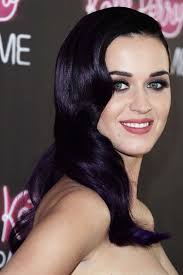Picture Of Katy Perry Deep Purple Hair Hair Tint Dark Purple Hair