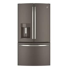 Ge 27 8 Cu Ft French Door Refrigerator In Slate Fingerprint Resistant And Energy Star Gfe28gmkes With Images French Doors Slate Appliances French Door Refrigerator
