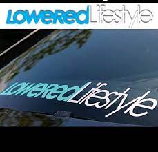 Stiker tulisan ukuran lebar huruf 7,5 cm atau 3 inch, huruf yang diukur berdasarkan huruf yang paling lebar. Jual Promo Sticker Sticker Kaca Depan Mobil Loweredlifestyle Windshield Di Lapak Dunia Stiker Bukalapak
