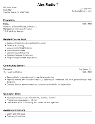 Work Experience Resume Job Experience