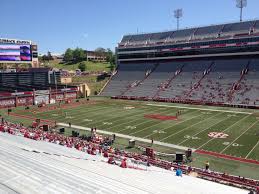 Razorback Stadium Section 102 Row 44 Seat 20 Arkansas